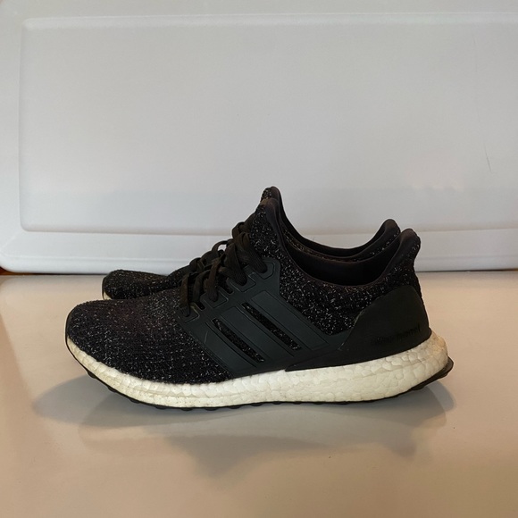 🔴Adidas Ultraboost 4.0 Black White Speckle Men Size 7 - Picture 2 of 9